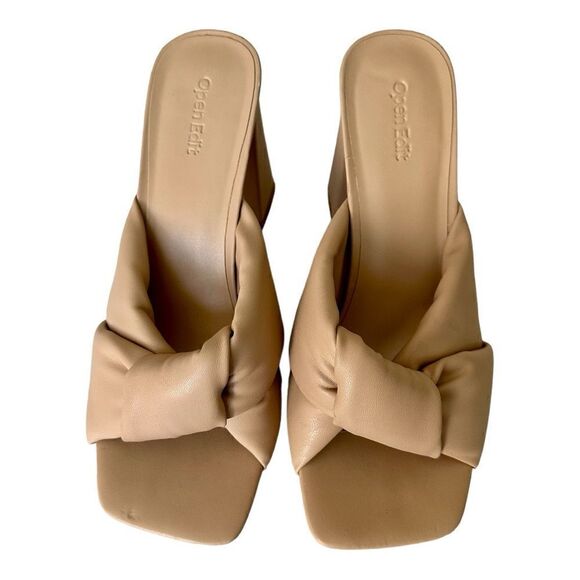 Open Edit Saydee Sandal, Color Nude Cream - Picture 10 of 14
